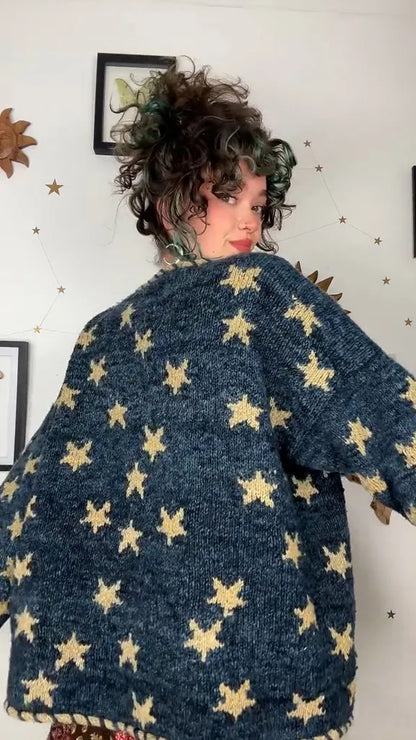 Vintage Starry Sky Sweater