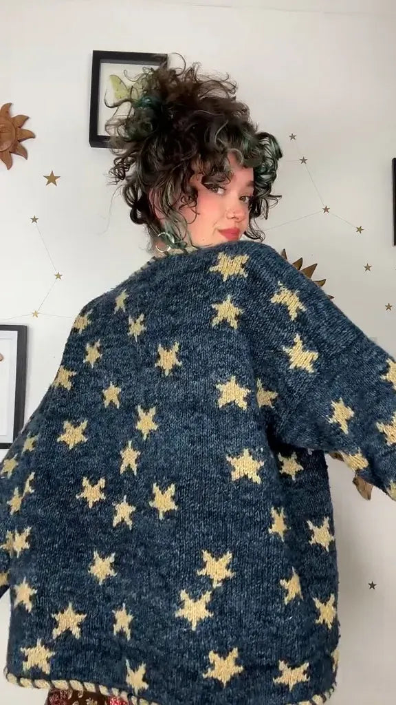 Vintage Starry Sky Sweater