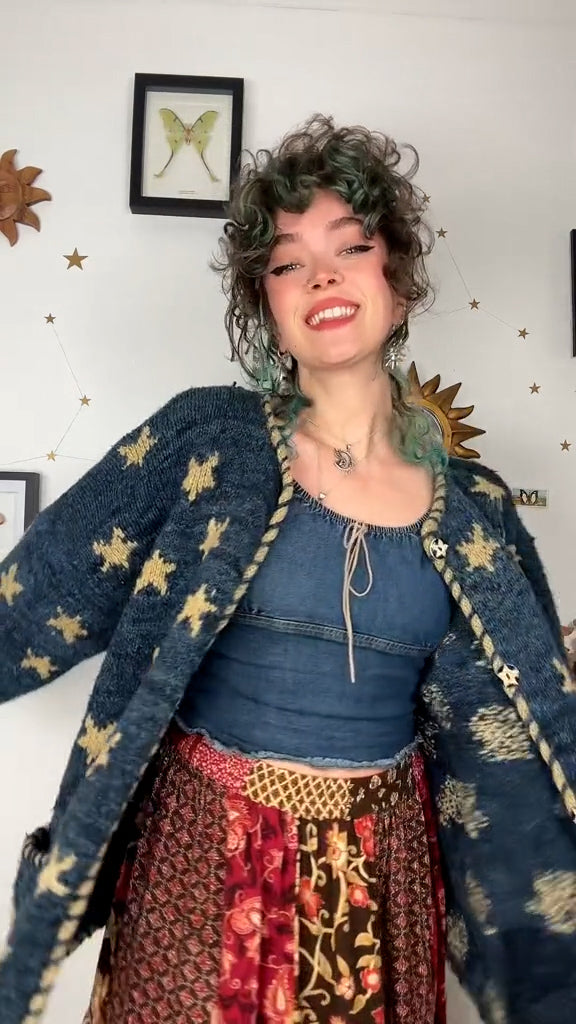 Vintage Starry Sky Sweater