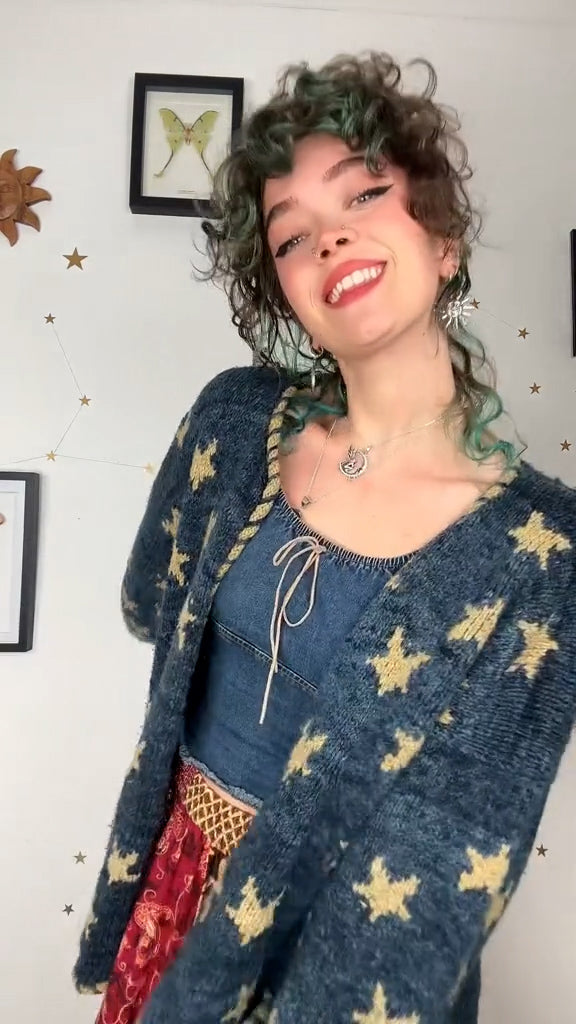 Vintage Starry Sky Sweater