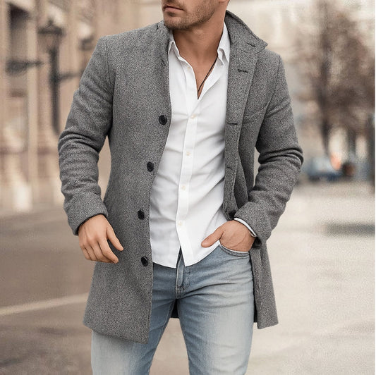 Lightweight men's jacket, elegant and practical for autumn or spring