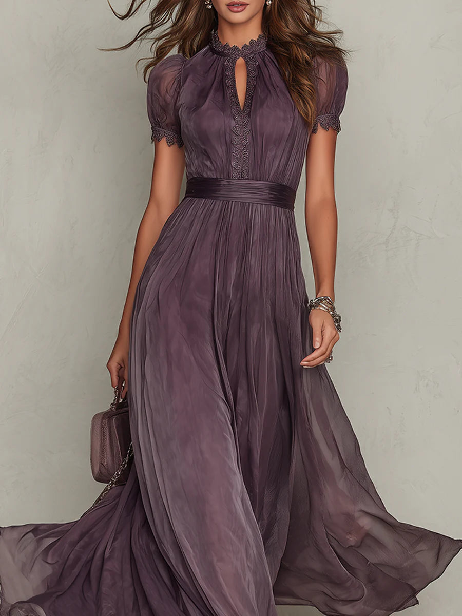 Julia | Maxi dress with waist trim