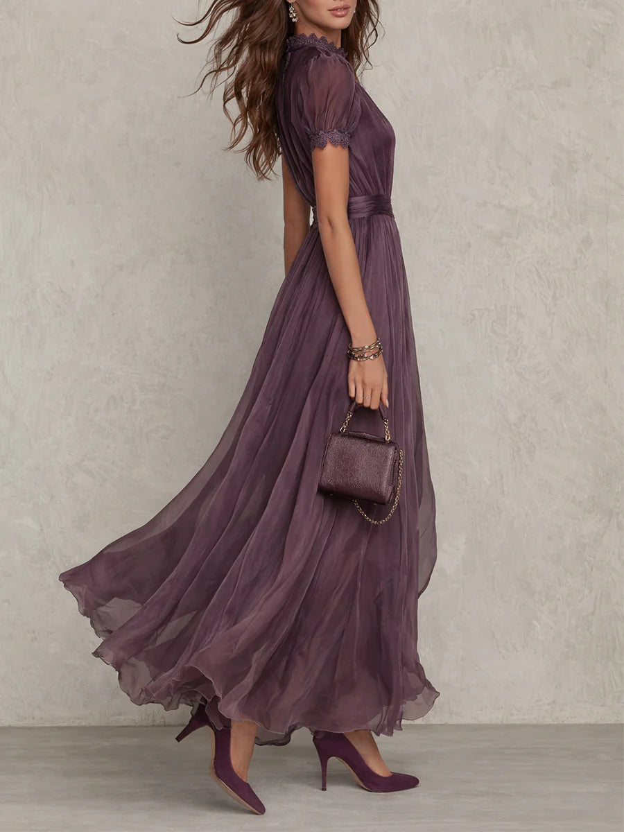 Julia | Maxi dress with waist trim