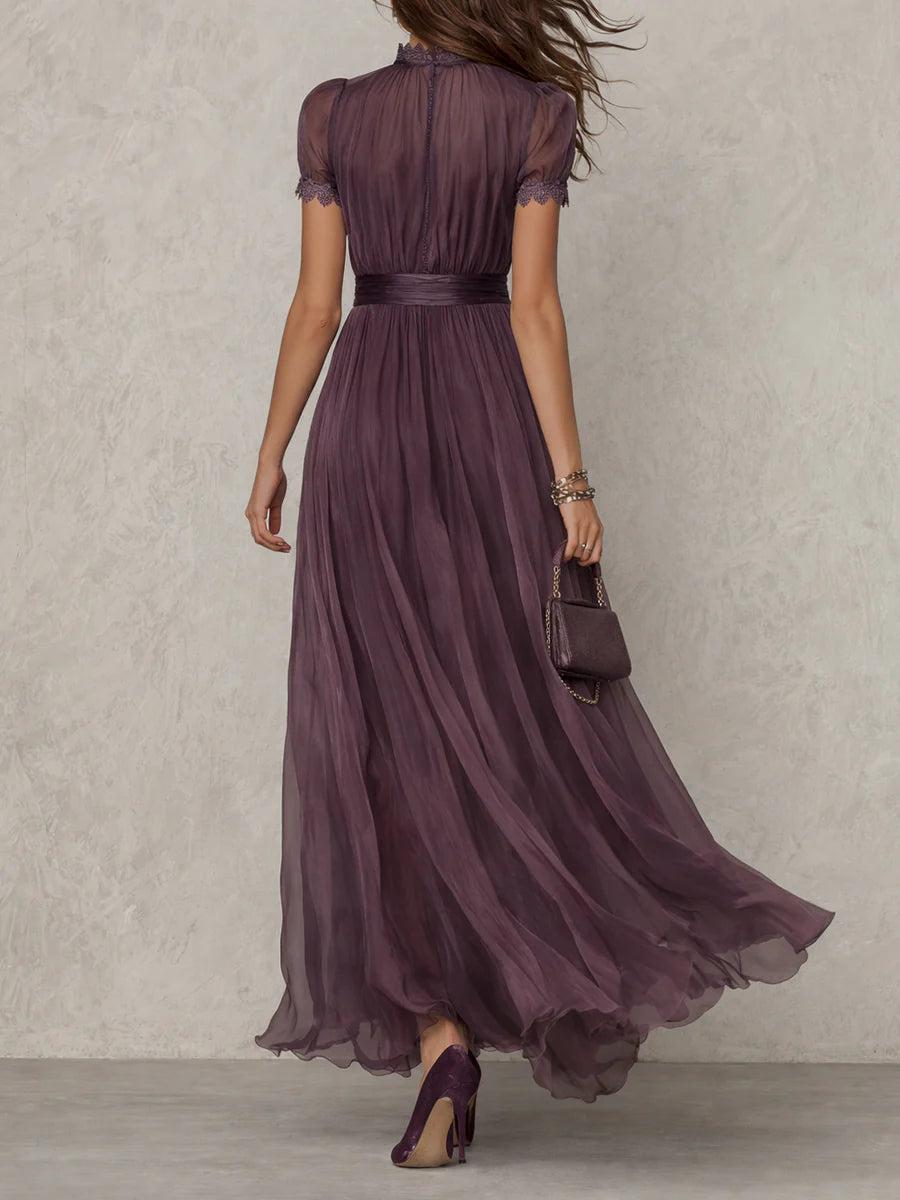 Julia | Maxi dress with waist trim