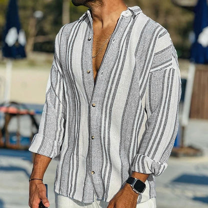 Oliver - Men's linen shirt, lightweight and for summer