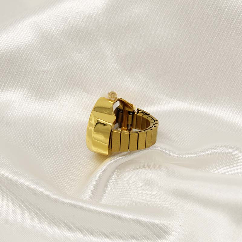 Zirconia circle watch ring