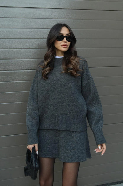 Helena - Knitted Skirt Set