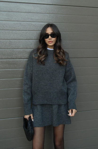 Helena - Knitted Skirt Set