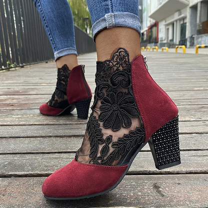Renata Ankle Boots - Mid Heel