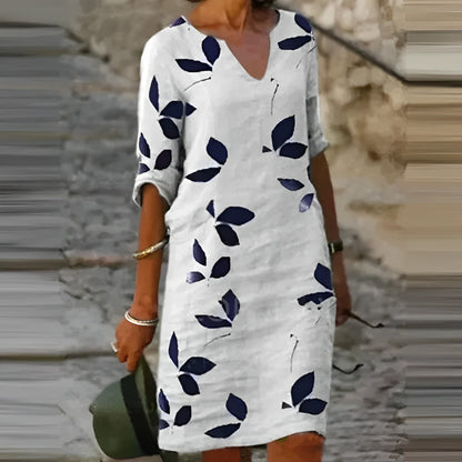 Palomina | Women's V-neck boho mini summer dress | Cool