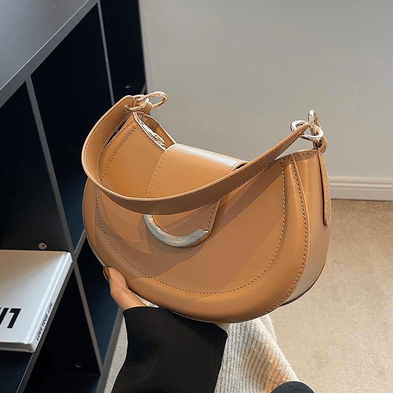 My | Half-moon crossbody bag with chain