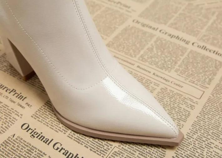 Patent Leather Heeled Boots | Milan™