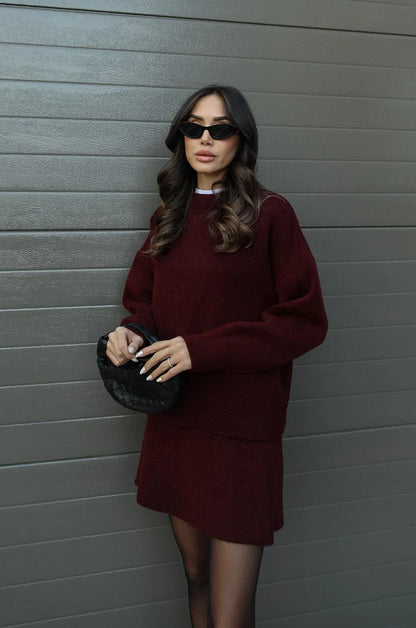 Helena - Knitted Skirt Set