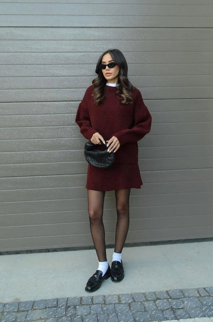 Helena - Knitted Skirt Set
