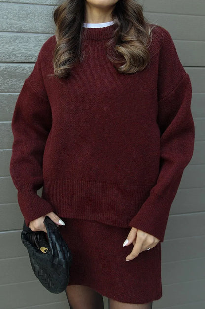 Helena - Knitted Skirt Set
