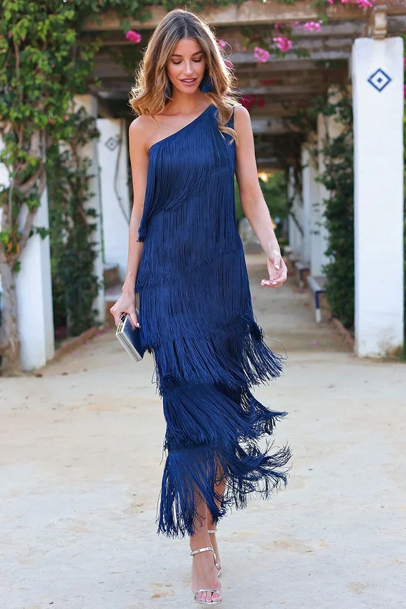 Zafiro™ Elegant Fringe Dress