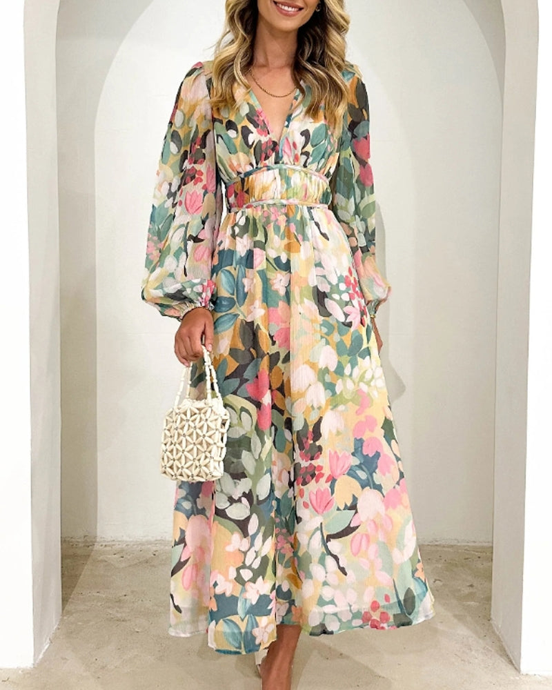 Celia | Feminine floral dress