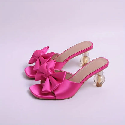 Women's bow high heels