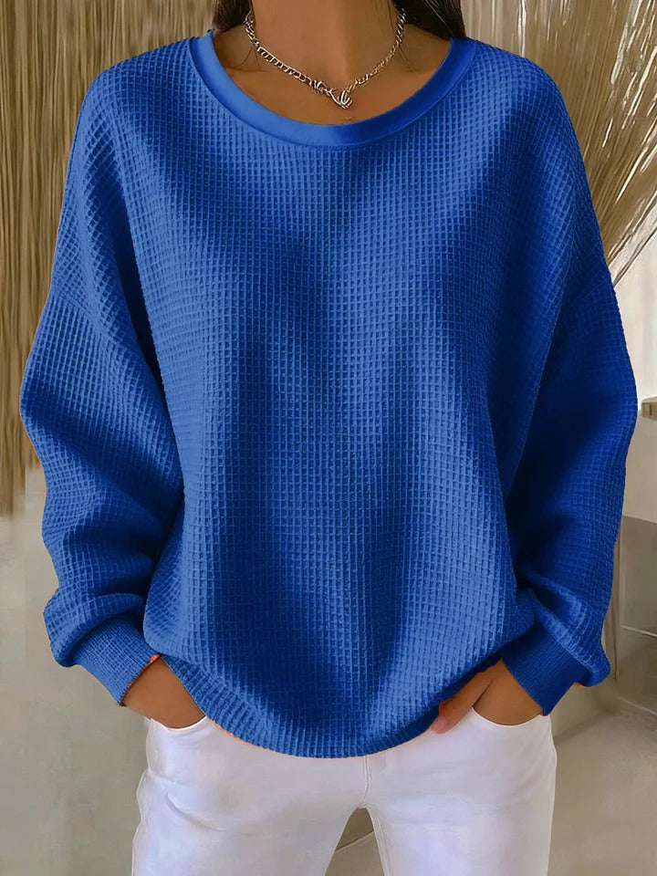 Nuria | Classic Waffle Sweater