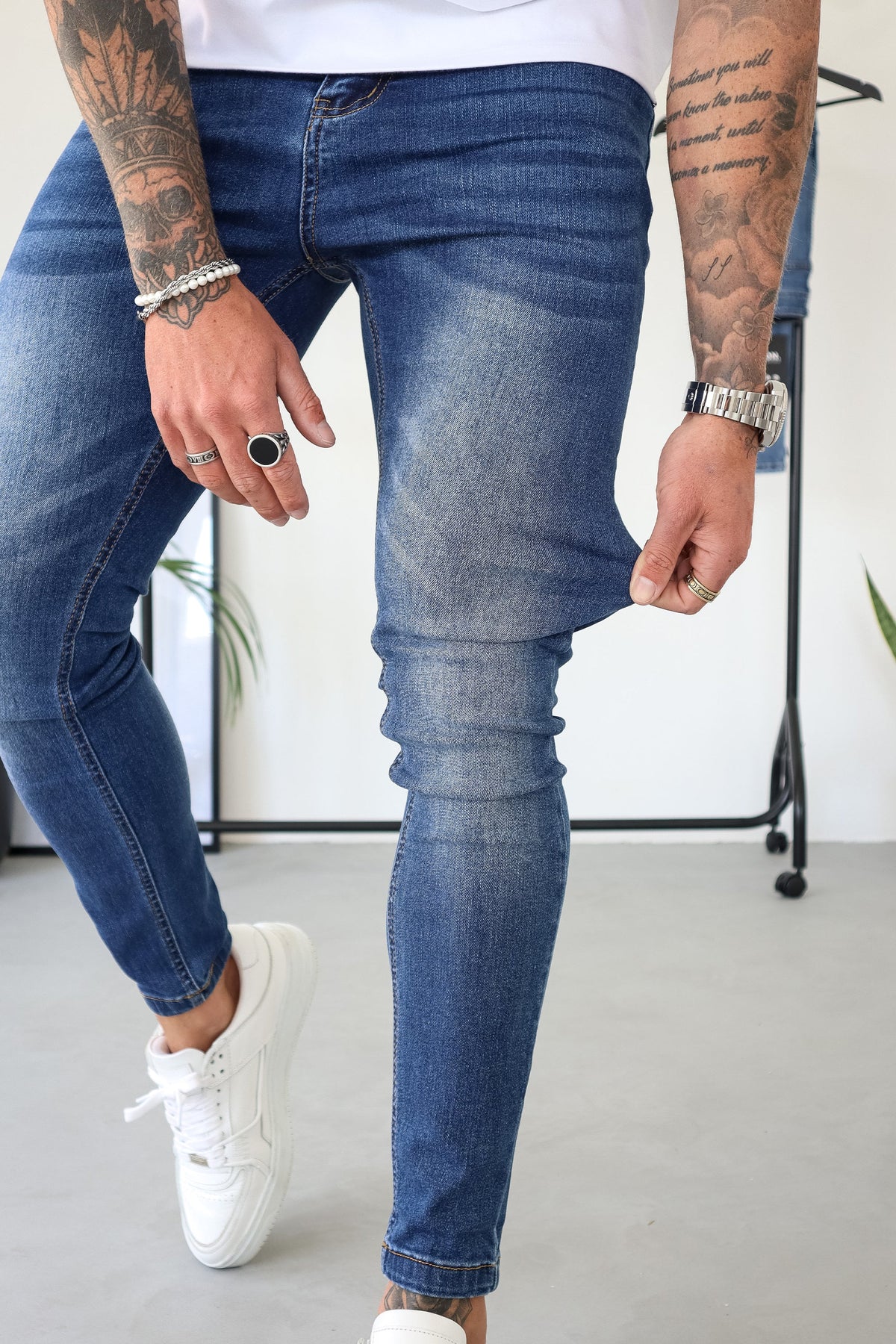 Laurencio Trousers - Blue