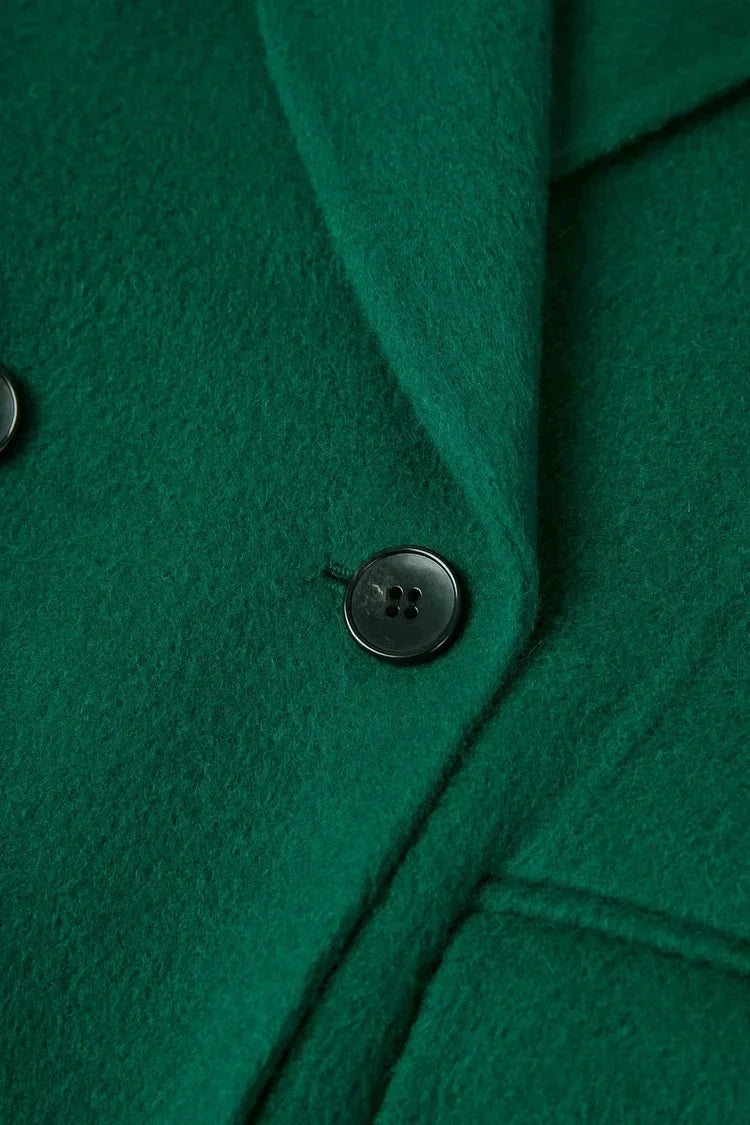 Wool Button-Down Blazer