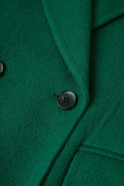 Wool Button-Down Blazer