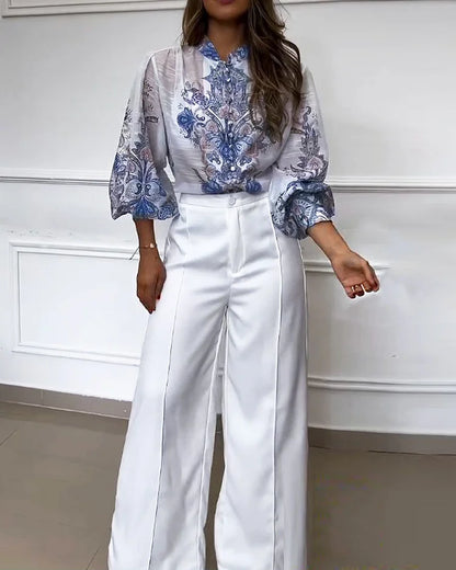 Consuelo Set - Casual Two-Piece Print