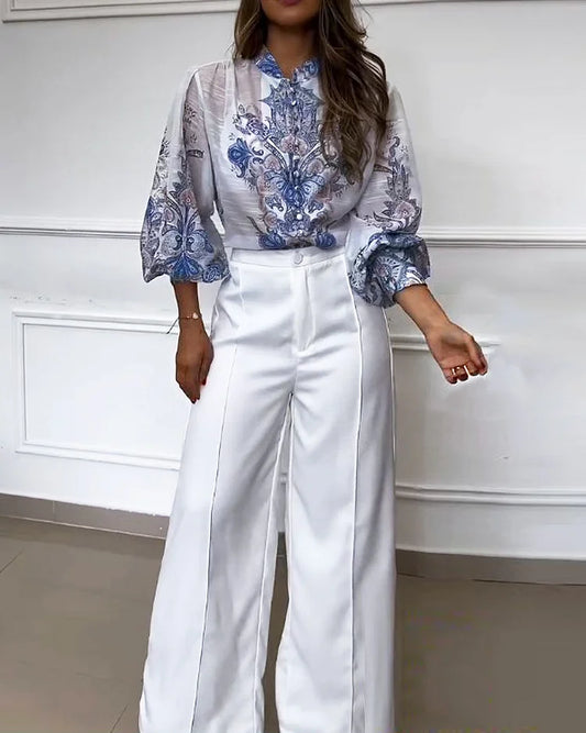 Consuelo Set - Casual Two-Piece Print