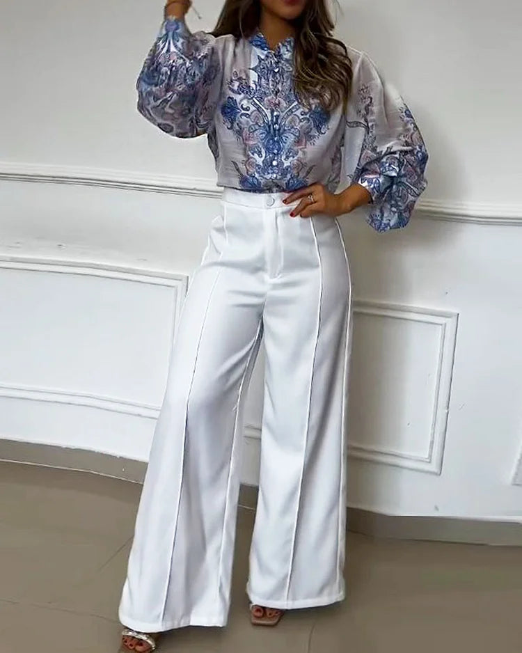 Consuelo Set - Casual Two-Piece Print
