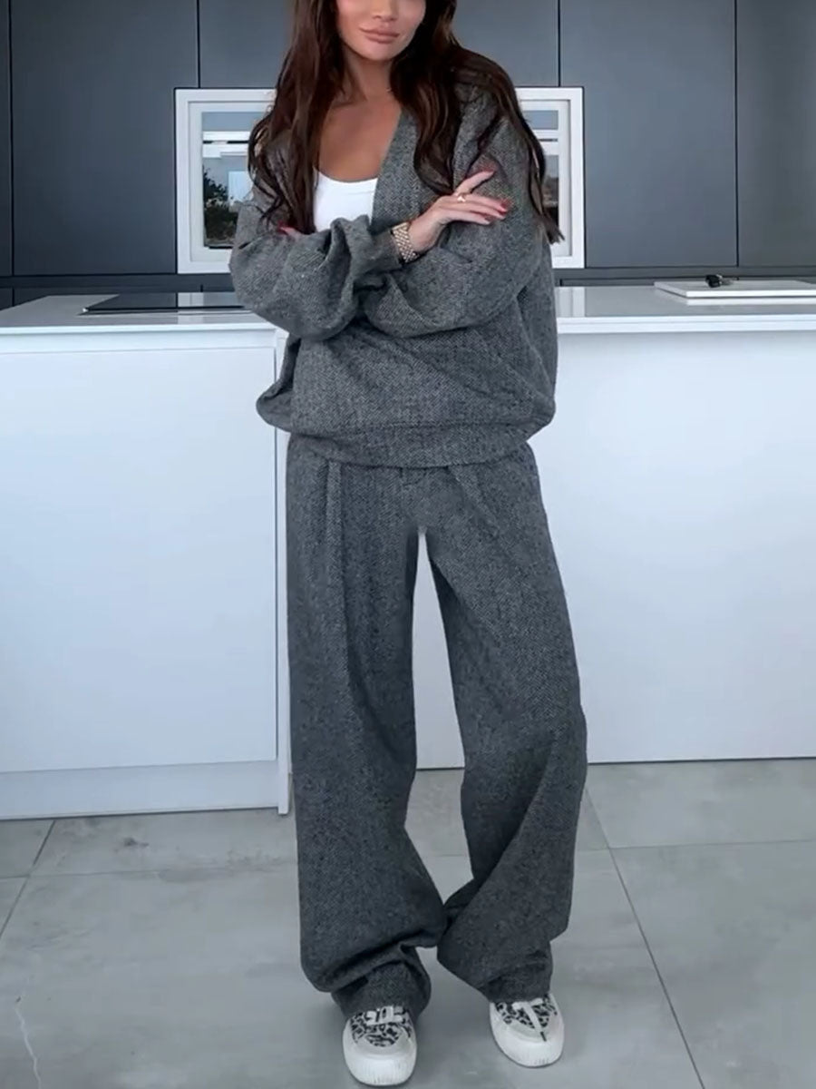 Aspen V-Neck Two-Piece Set