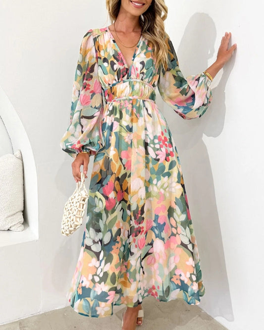 Celia | Feminine floral dress