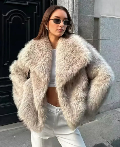 Sophia - Faux Fur Coat