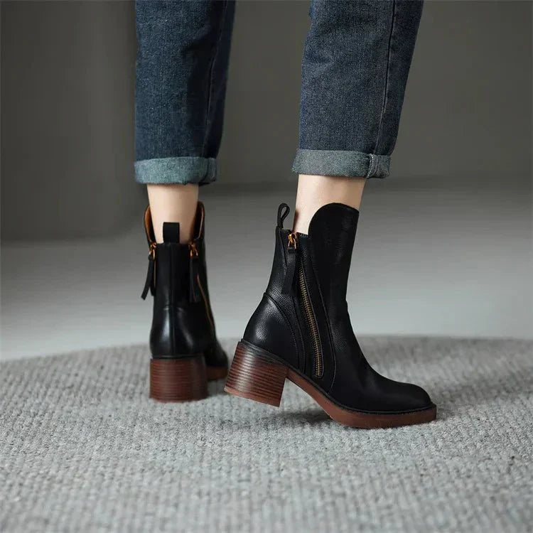 Sierra | Leather ankle boots