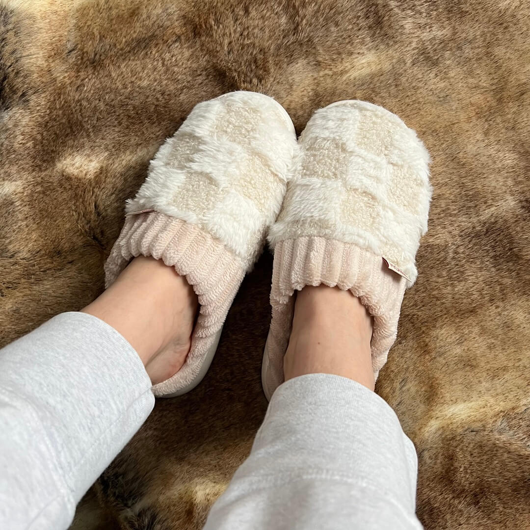 Plaid Nordic Slippers
