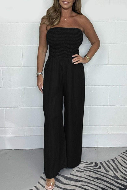 Paula- Washed Denim Jumpsuit