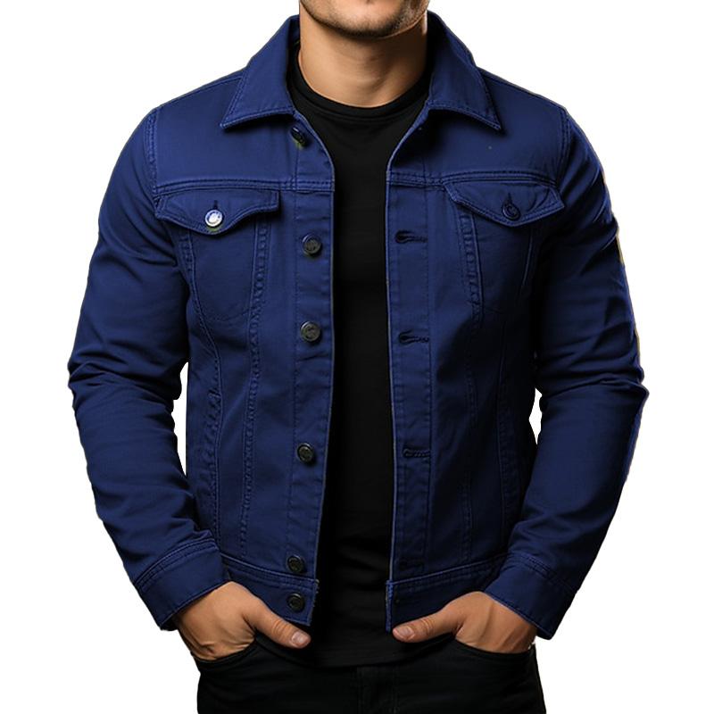 Stylish and practical men's cargo jacket, ideal for autumn and spring