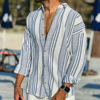 Oliver - Men's linen shirt, lightweight and for summer