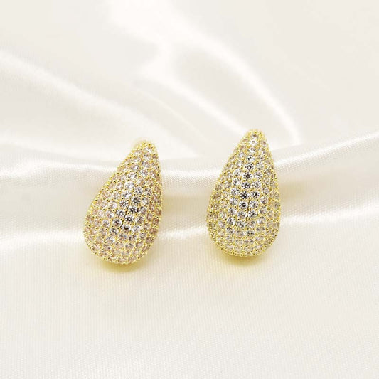 Teardrop Zirconia Earrings