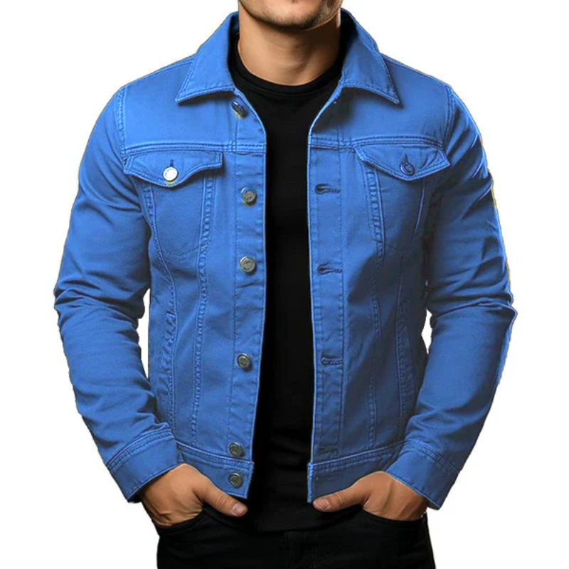 Stylish and practical men's cargo jacket, ideal for autumn and spring