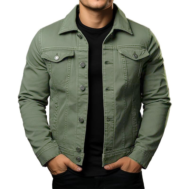 Stylish and practical men's cargo jacket, ideal for autumn and spring