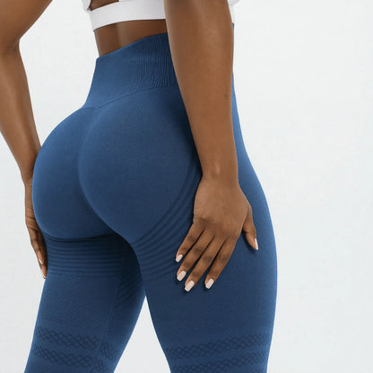 3D Compression Leggings - Dark Blue