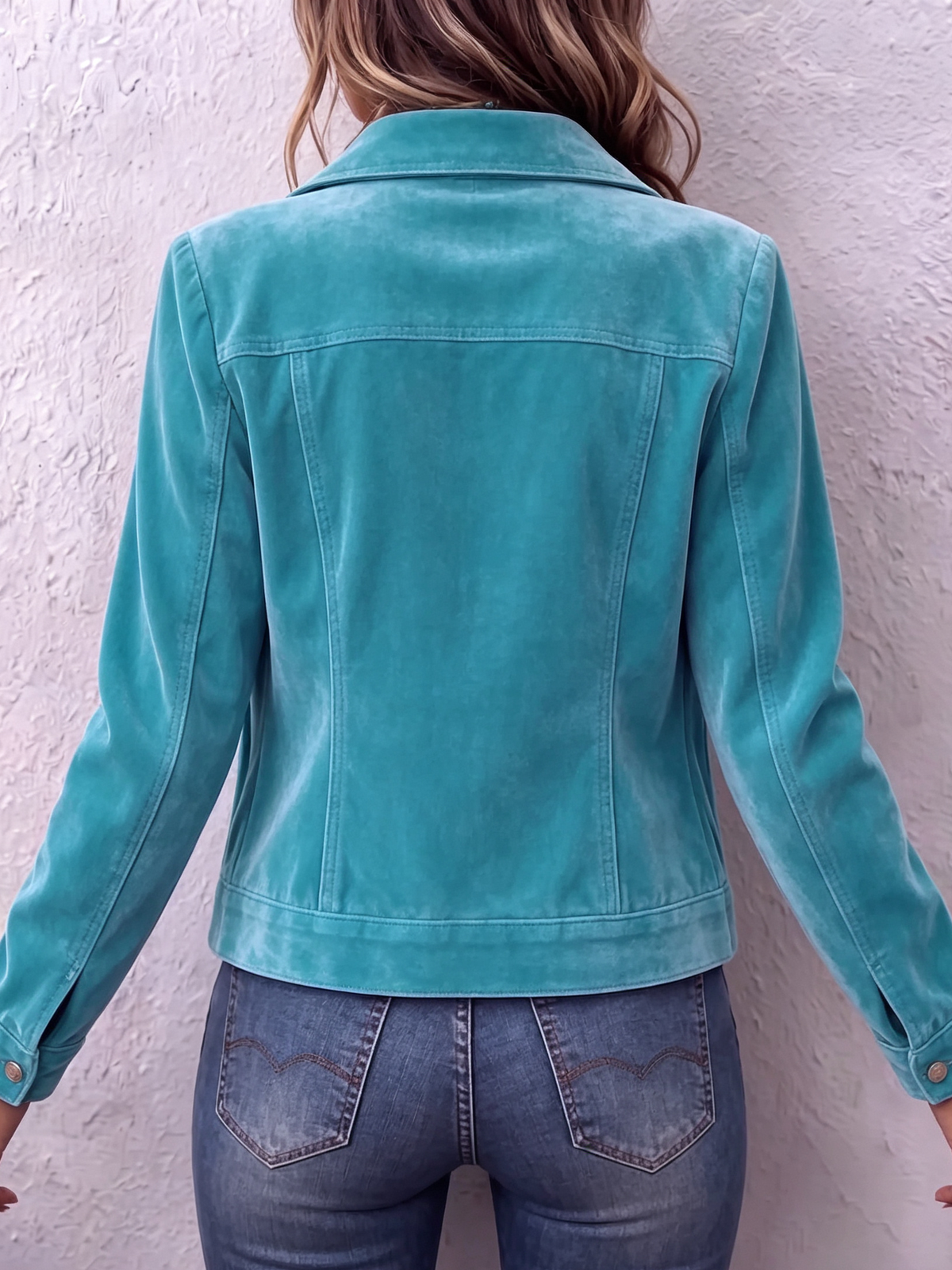 Vintage boho-inspired velvet jacket