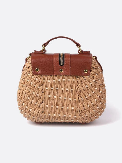 Solene Braided Bag – Saddle Style