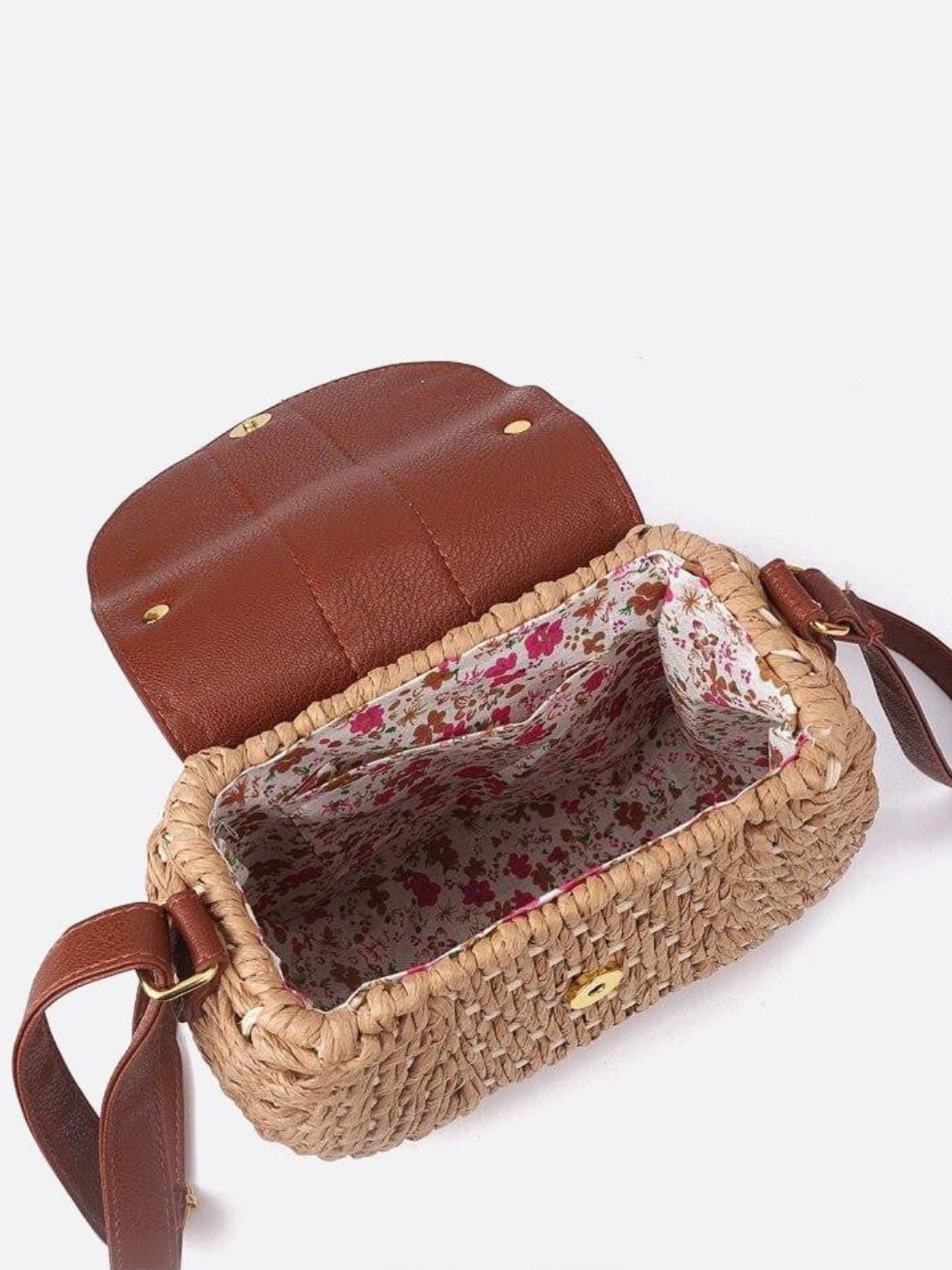 Solene Braided Bag – Saddle Style