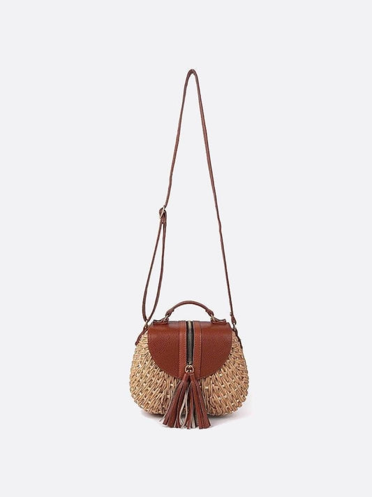 Solene Braided Bag – Saddle Style