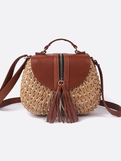 Solene Braided Bag – Saddle Style