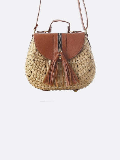 Solene Braided Bag – Saddle Style