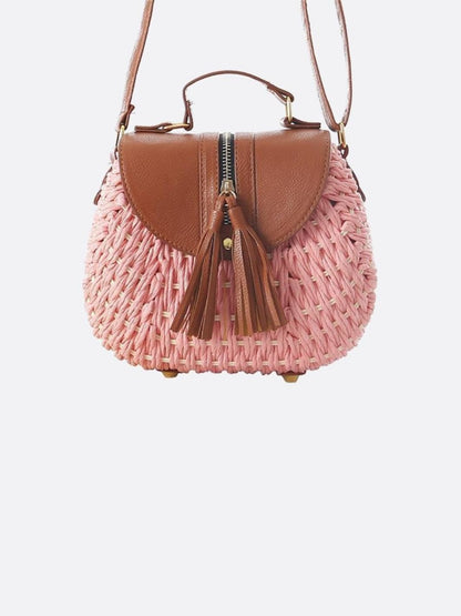 Solene Braided Bag – Saddle Style
