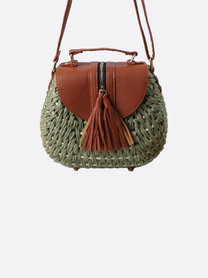 Solene Braided Bag – Saddle Style