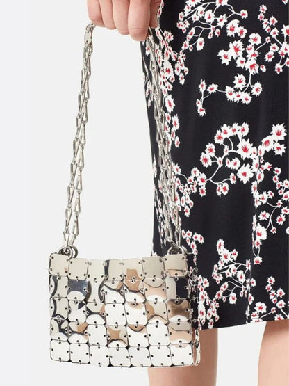 Gold metallic handbag - Monica